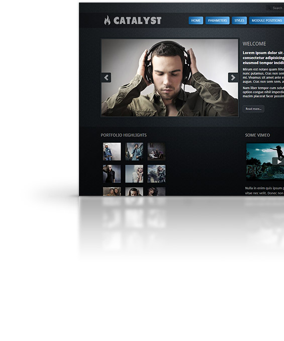 Catalyst Joomla Template