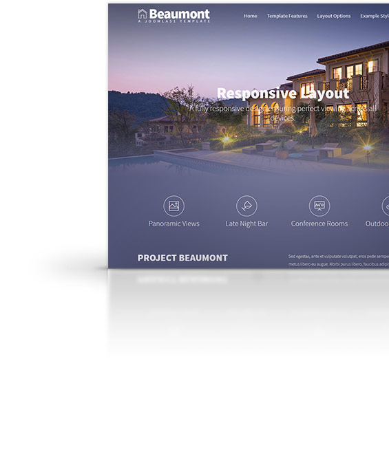 Beaumont Joomla Template