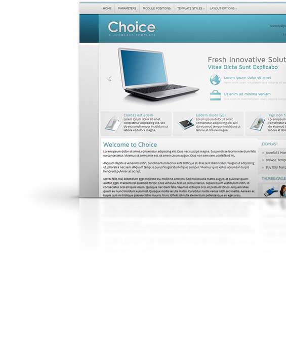 Choice Joomla Template