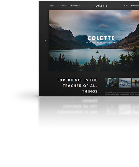 Colette Joomla Template