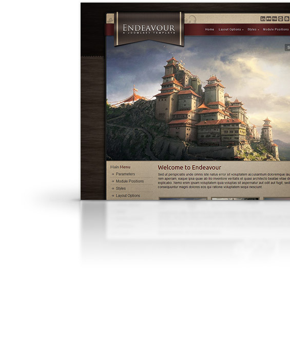 Endeavour Joomla Template