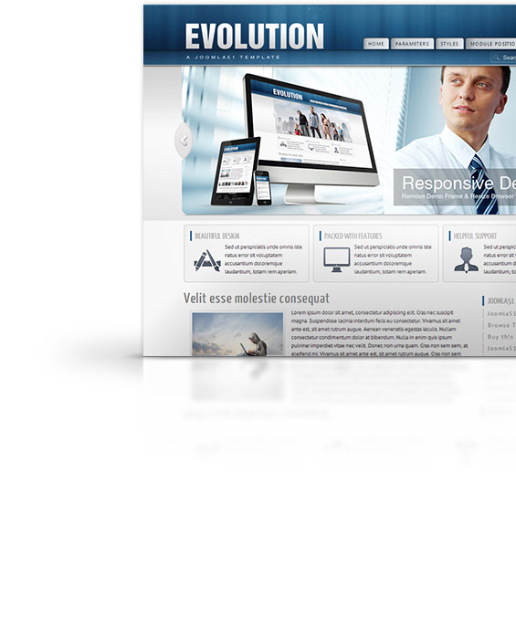 Evolution Joomla Template
