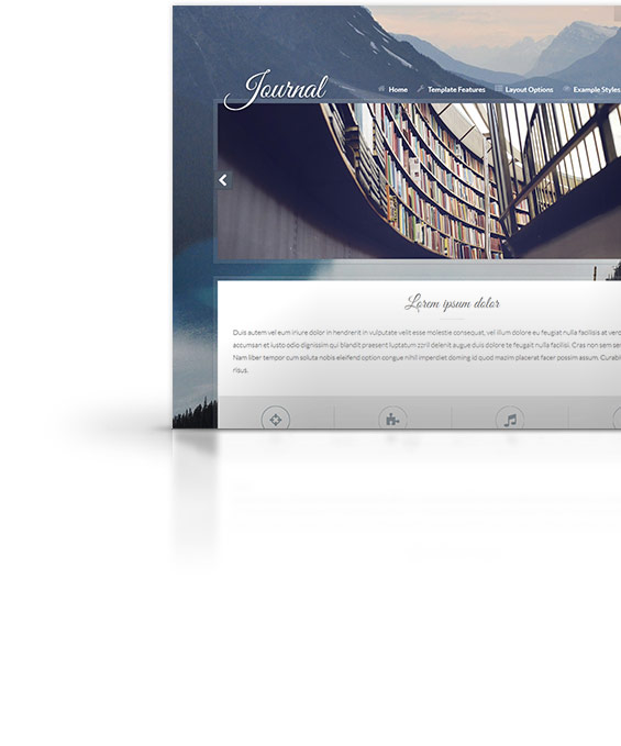Journal Joomla Template