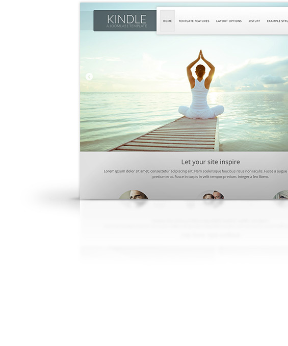 Kindle Joomla Template