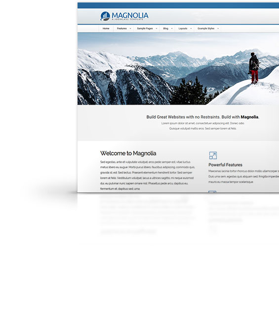 Magnolia Joomla Template