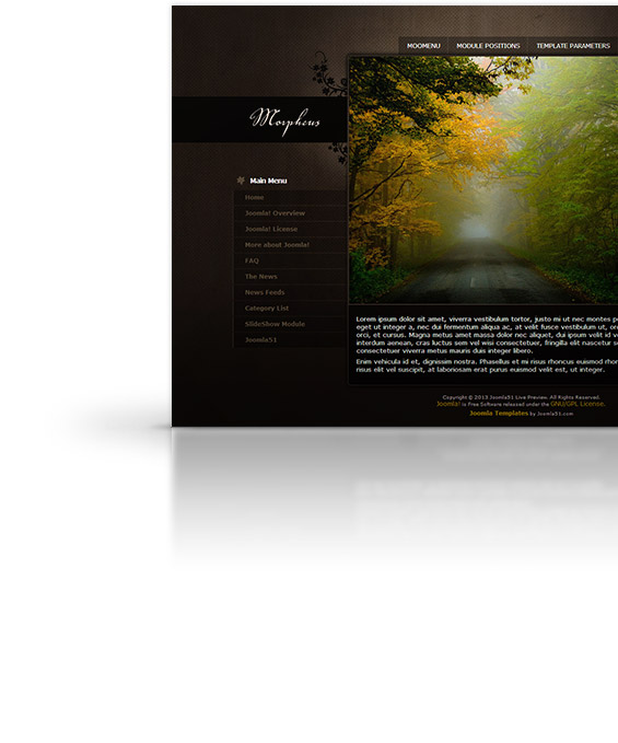Morpheus Joomla Template