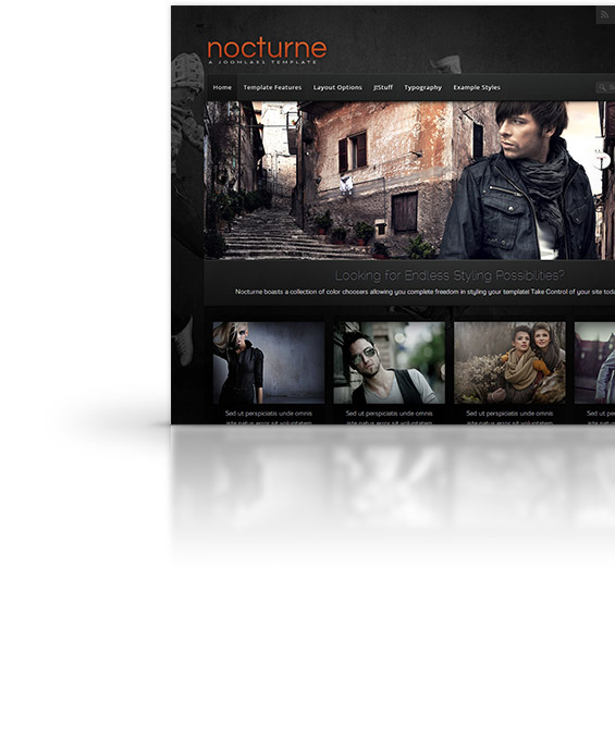 Nocturne Joomla Template