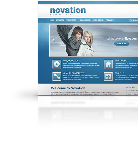Novation Joomla Template