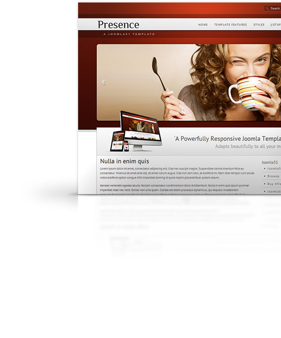 Presence Joomla Template