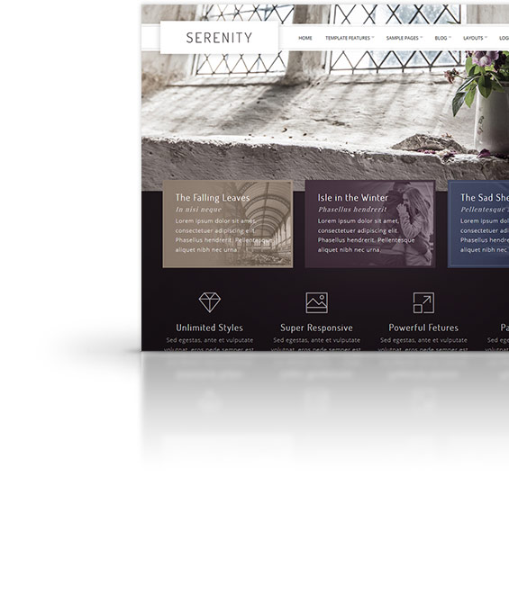 Serenity Joomla Template