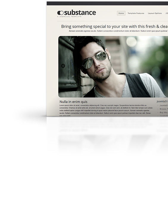 Substance Joomla Template