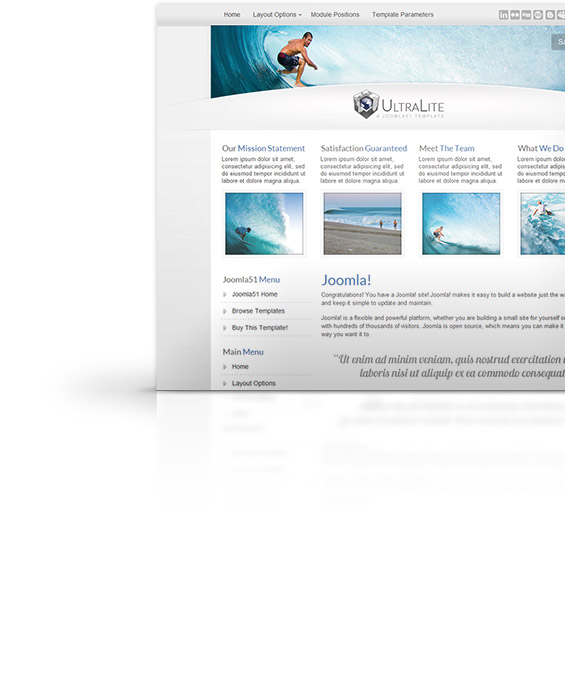 Ultralite Joomla Template