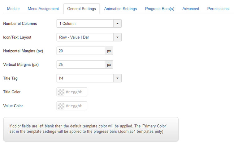 Joomla Progress Bars - General