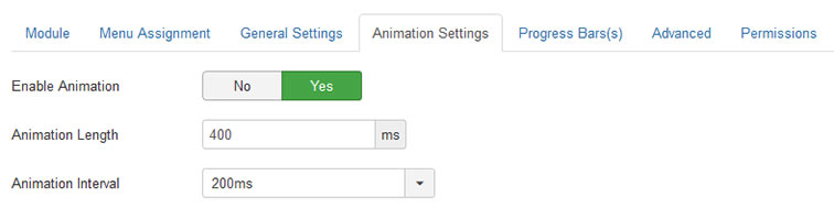 Joomla Progress Bars - Animations